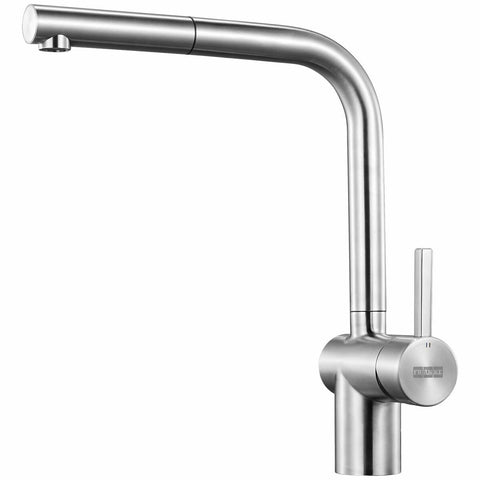 Franke Pull-Out Mixer Tap - Stainless Steel Square Neck 180-Degree Swivel 5 Star WELS - TA9701