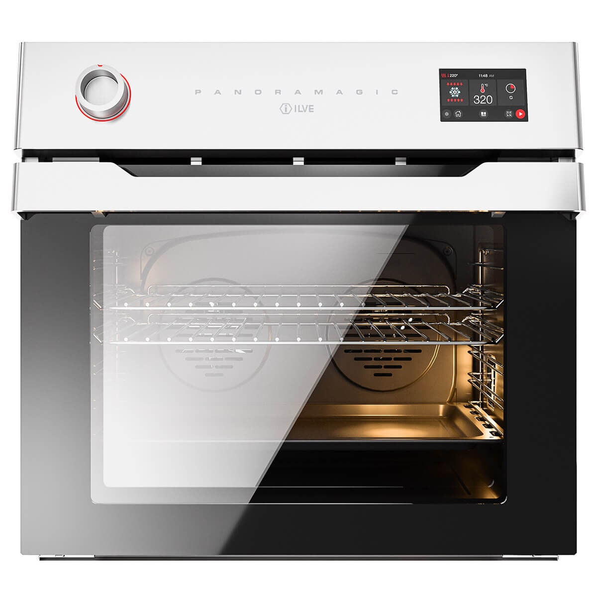 ILVE 76cm Panoramagic Series built-in oven - 114L, 15 functions, stainless steel, probe - OV30PMT3SS