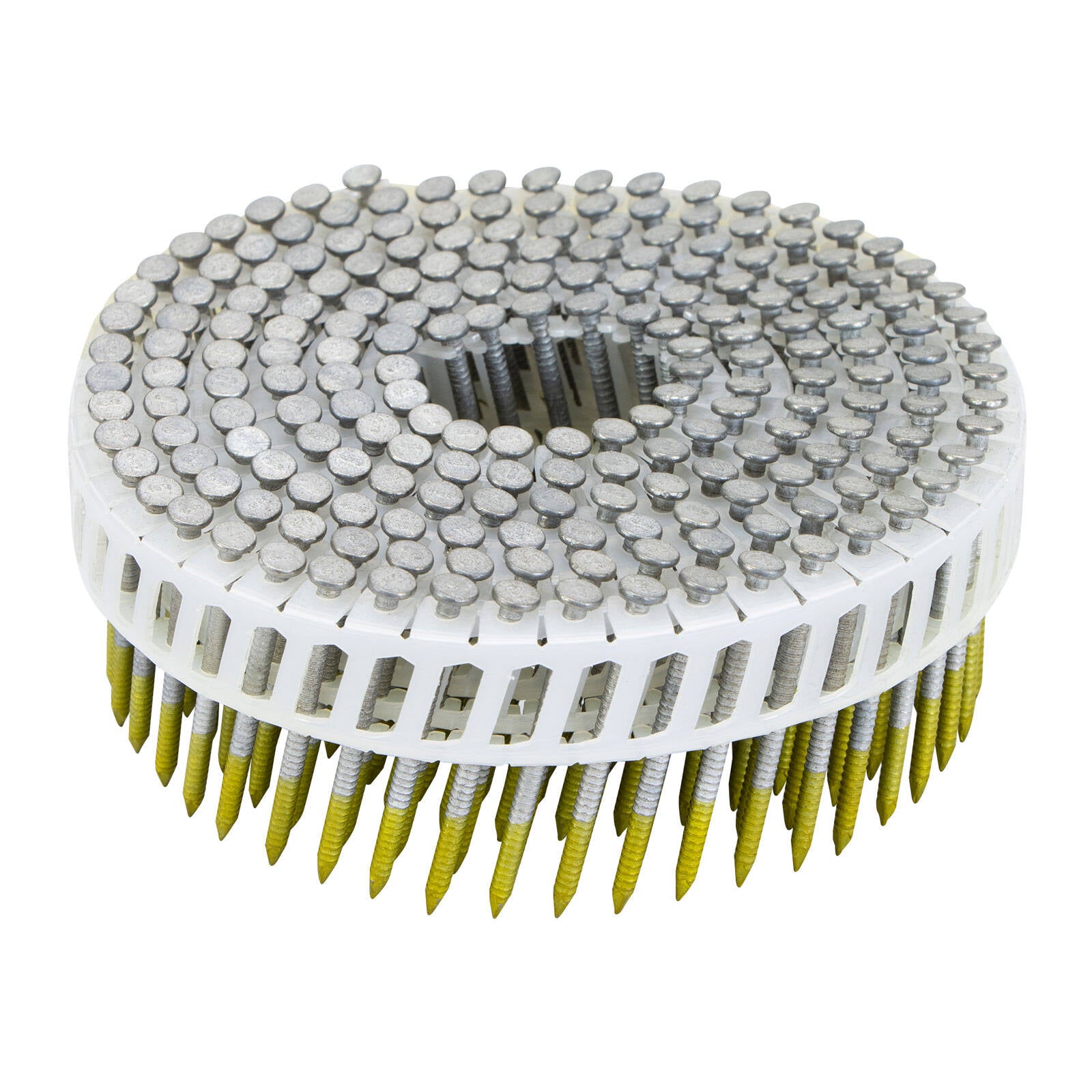 Titan 45 x 2.5mm Hot Dipped Galvanised Ring Shank Collated Coil Nail - 1800 Pack