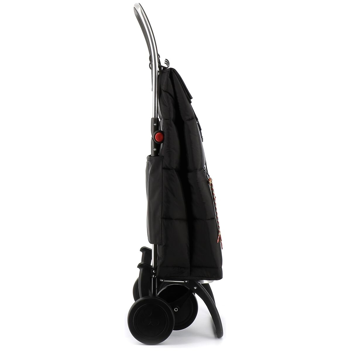Rolser Big Polar 4-Wheel Folding Trolley - Thermal Compartment, 2 or 4-Wheel Use, Black - R-BIG005-1023