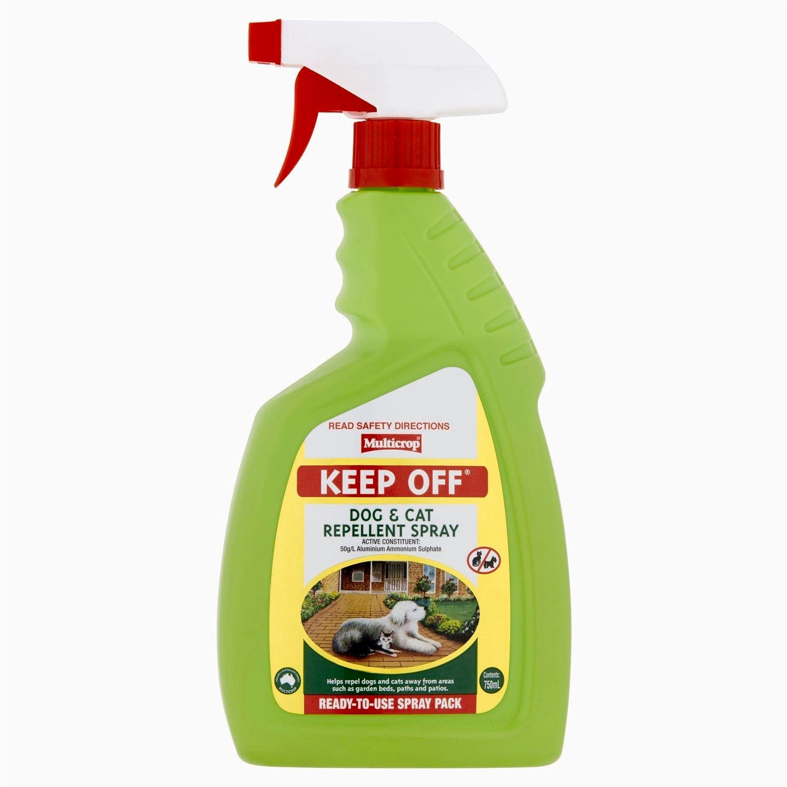 Multicrop Keep Off Dog & Cat Repellent 750ml - Ready To Use Outdoor Spray
