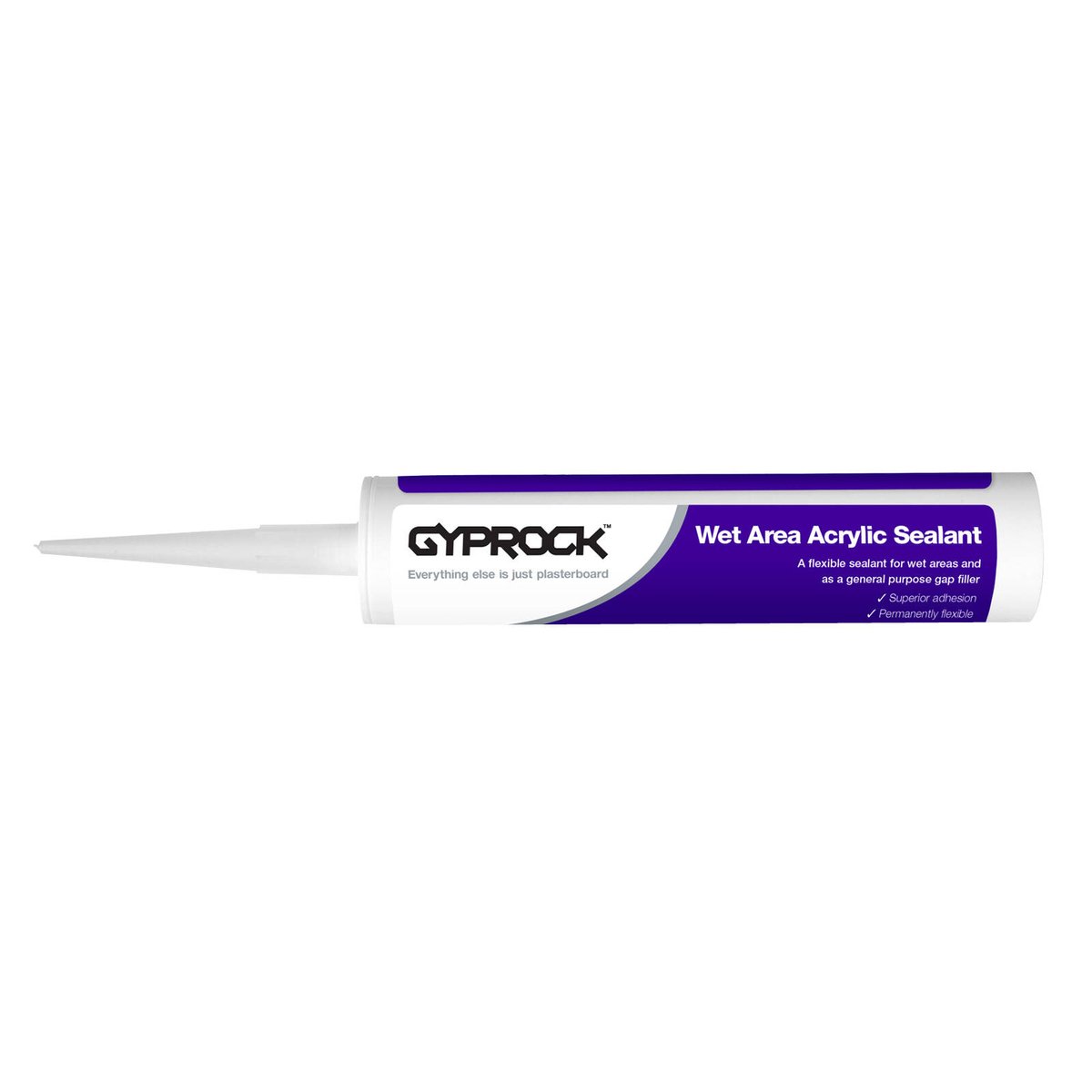 CSR Gyprock 450g White Wet Area Acrylic Sealant, Premix Mould-Resistant