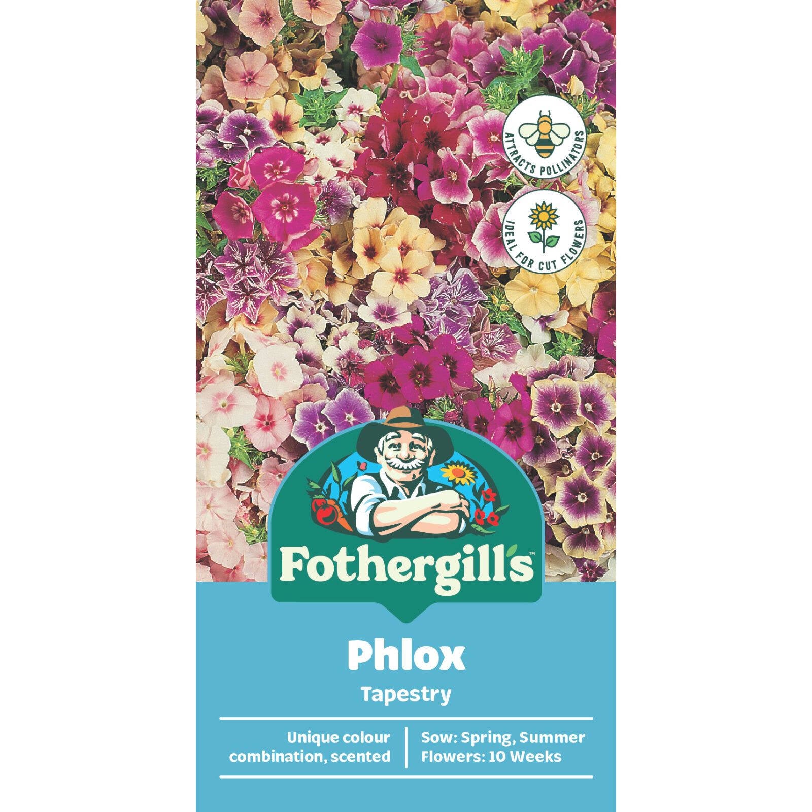 Mr Fothergill's Phlox Tapestry Flower Seeds