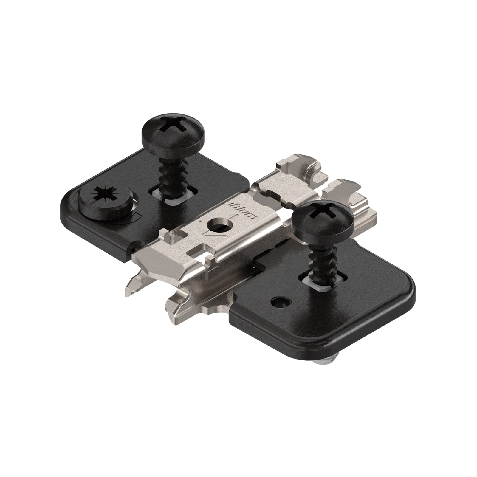 Blum 155 Degree Unsprung 0-Protrusion Onyx Black Cabinet Hinge - 2 Pack