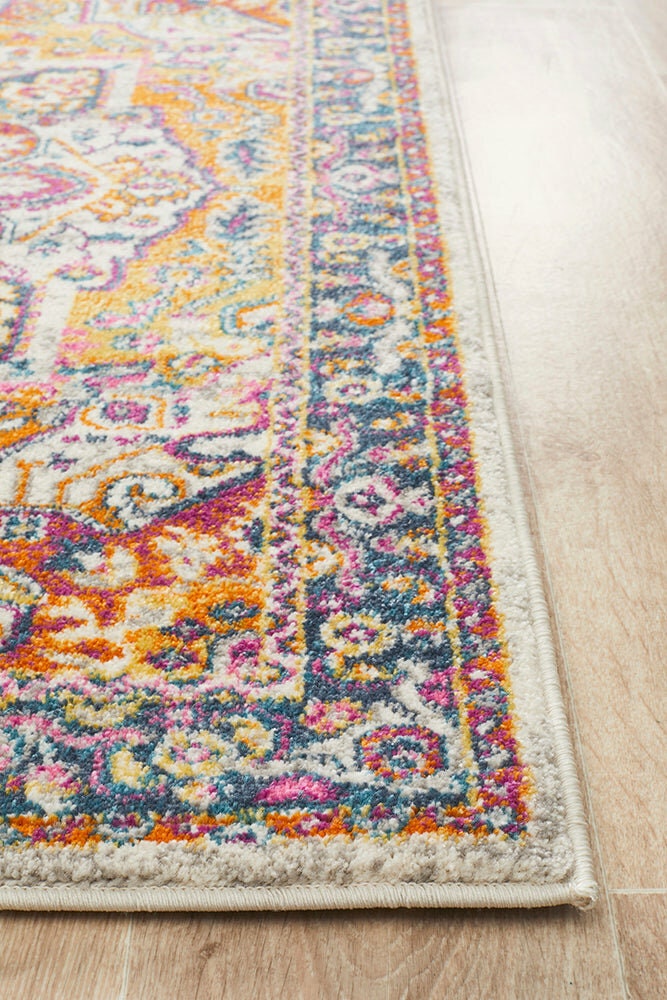 Rug Culture Babylon Medium Multi-coloured Runner Rug 300X80CM - Power Loomed - BLN-207-MULT-300X80