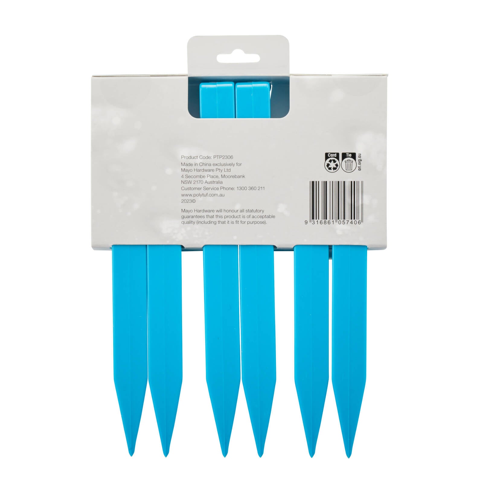 Polytuf 230mm ABS Tent Peg - 6 Pack