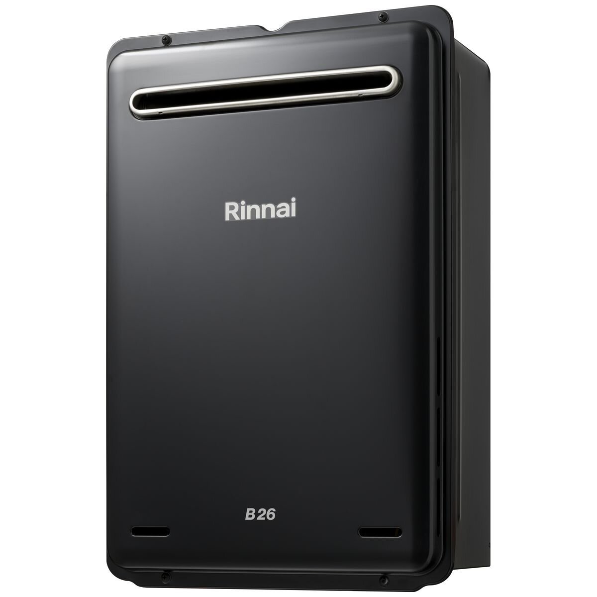 Rinnai Natural Gas Continuous Flow Hot Water System - 26L/min - Matte Black - 60°C Preset - B26N60ABLK