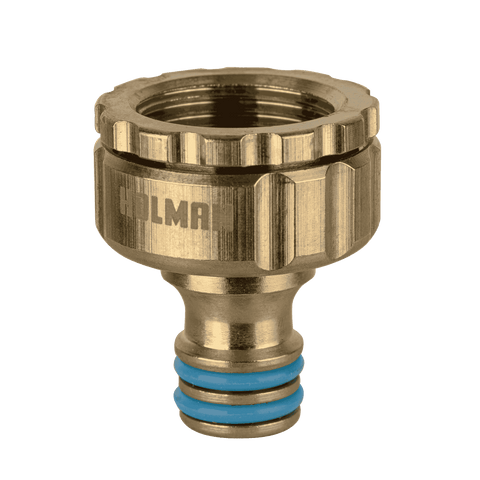Holman 12mm x 20/25mm Brass BSP Snap-On Tap Adaptor, Outdoor