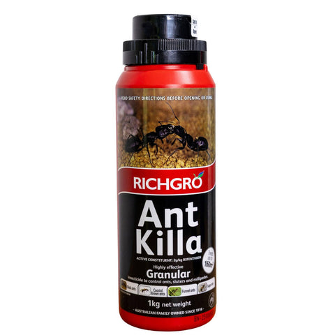 Richgro Ant Killa Insecticide Granules - 1kg - Covers 160m² - Bifenthrin - SuperSaverAU - view 1