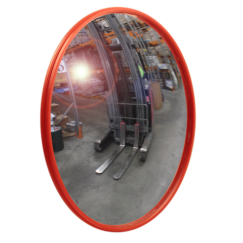 Builders Edge 45cm Acrylic Domed Safety Mirror, Adhesive Backing