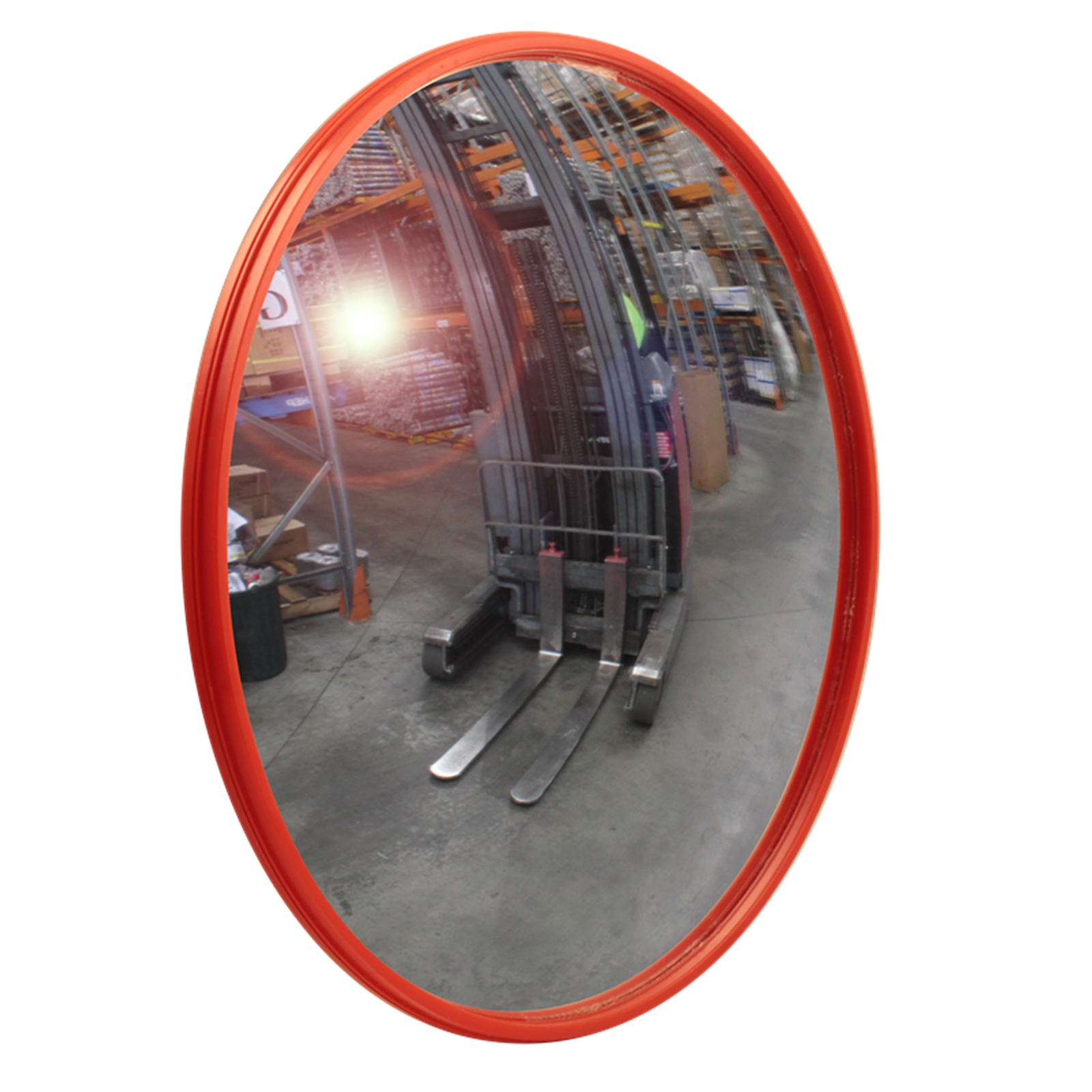 Builders Edge 45cm Acrylic Domed Safety Mirror, Adhesive Backing
