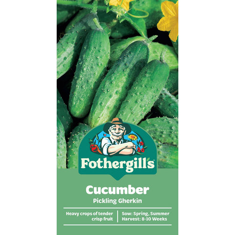 Mr Fothergill's Pickling Gherkin Cucumber Seeds - Crisp Fruit for Pickling