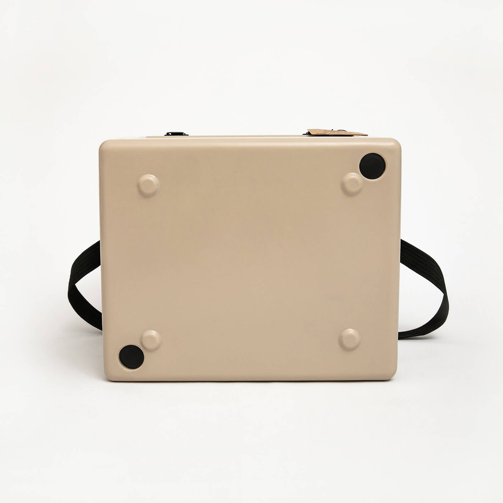 Outermark 25L Premium Moulded Cooler Ice Box - Beige, Stainless Latches