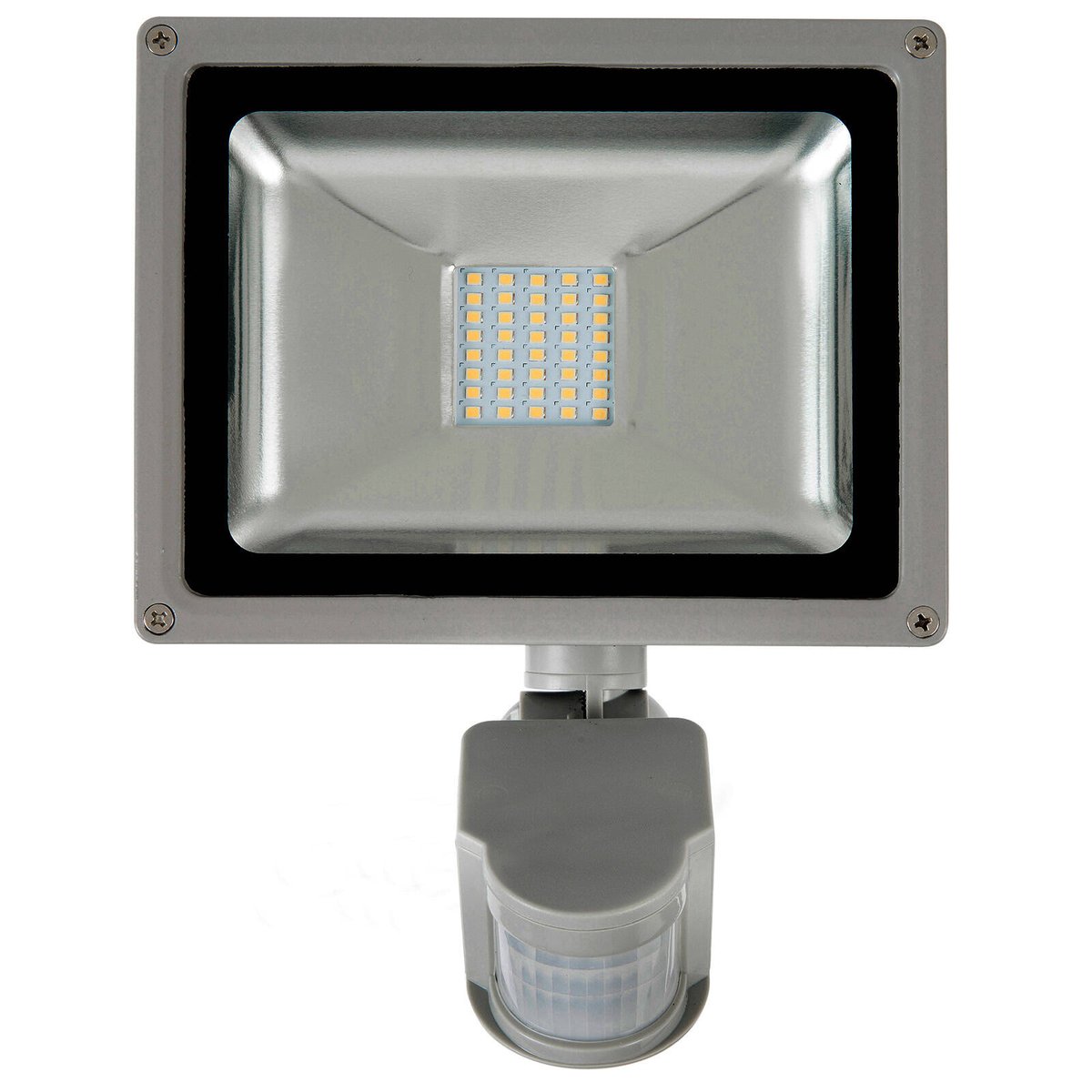Brilliant 20W Grey Ranger III LED Floodlight with Sensor 1800 Lumens - SuperSaverAU - view 2