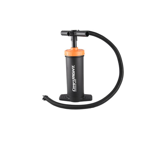 Craftright Dual Action High Volume Hand Pump, Black