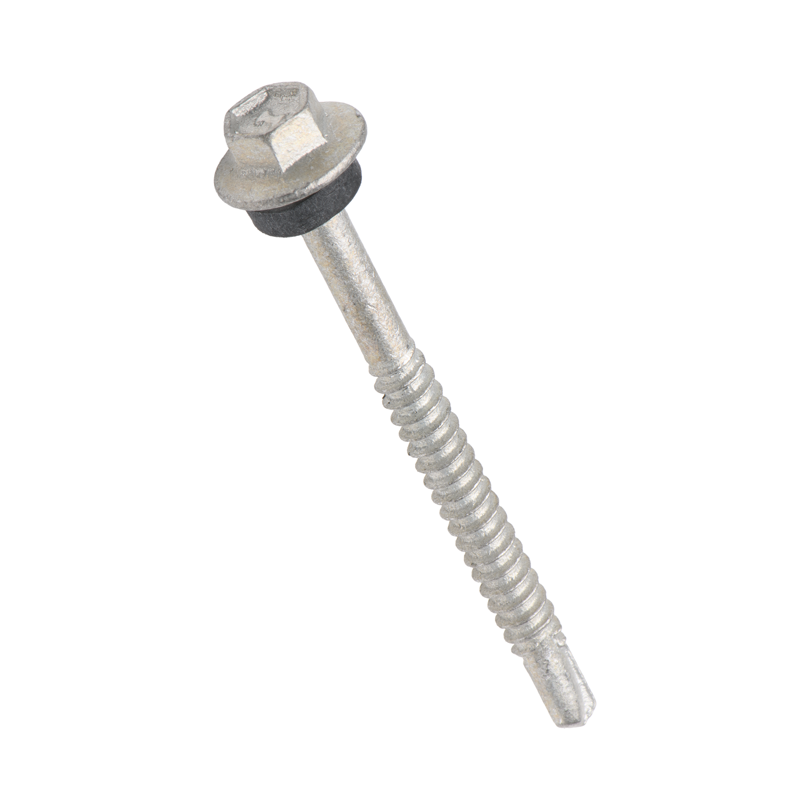 Buildex 12G x 65mm Class 3 Roofing TEKS Screws with Seal, Hex Head - 50 Pack