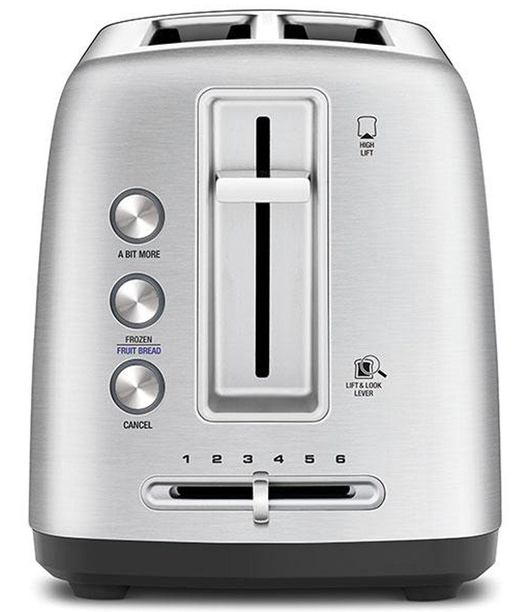 Breville the Toast Control 2 Slice Toaster - Brushed Stainless Steel, Six Browning Controls - LTA620BSS