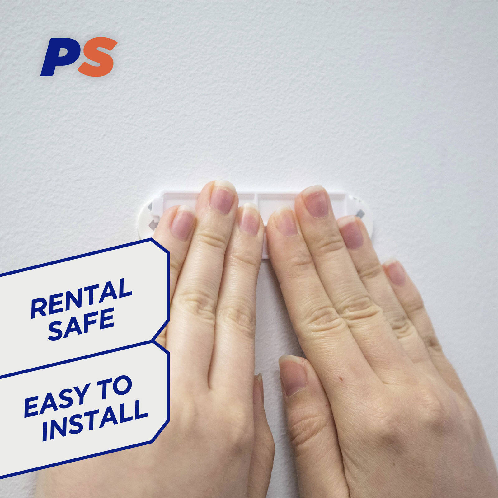 Permastik Removable Adhesive Key Rack 120mm Holds 1kg No Drilling