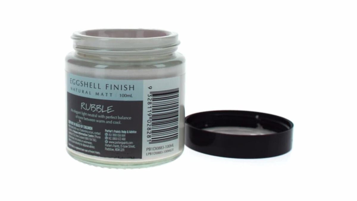 Porter's Paints Broadwall 100ml Rubble Eggshell Washable Wall Paint
