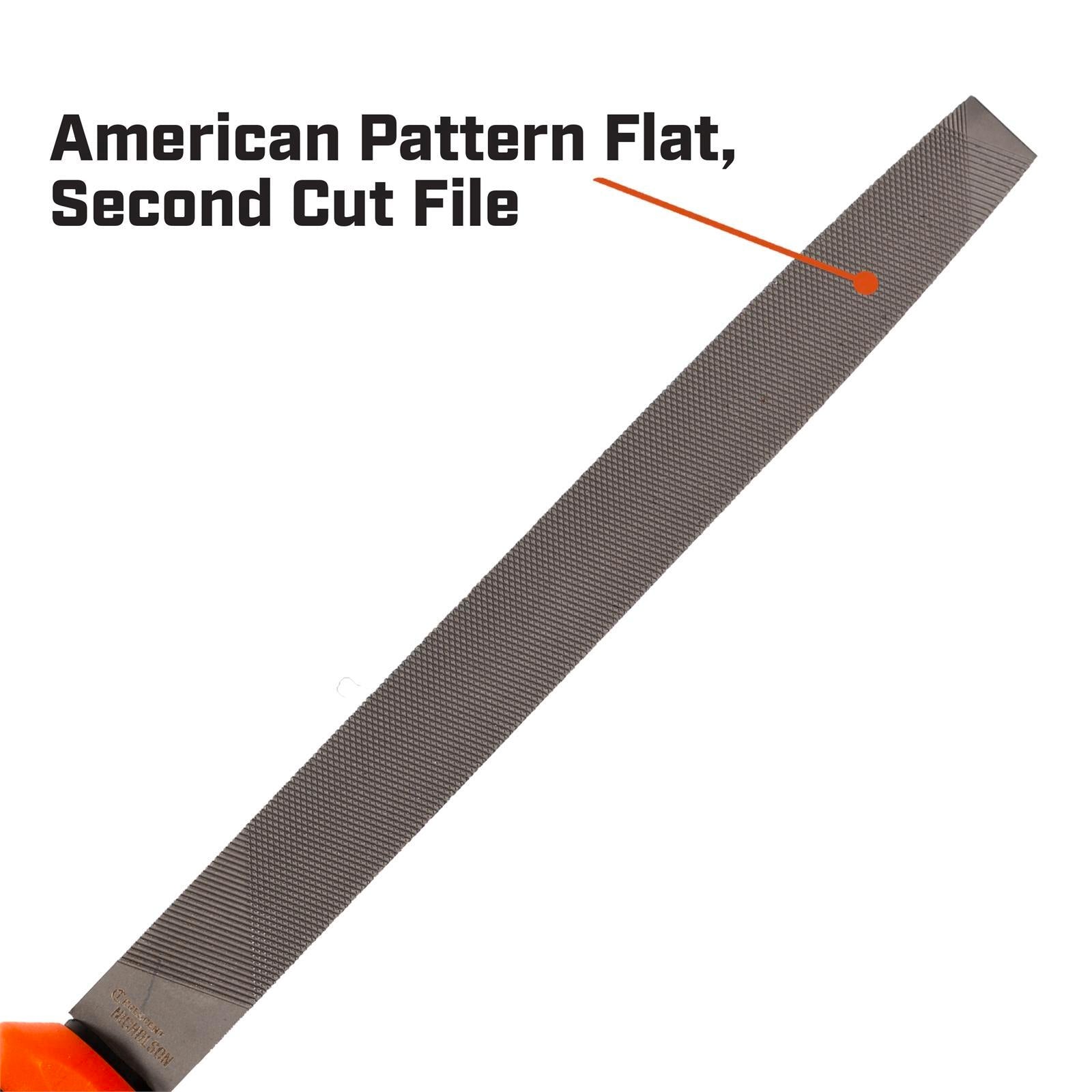 Crescent Nicholson 200mm Flat Bastard Double Cut File