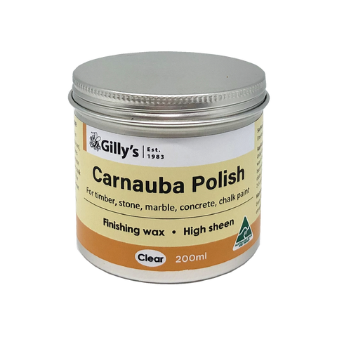 Gilly S Carnauba Polish - 200ml - Beeswax - High Sheen Finish - SuperSaverAU - view 1