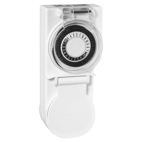 HPM 24 Hour Heavy Duty Weatherproof Outdoor Timer 10A 2400W IP44 Double Pole D818ODDP