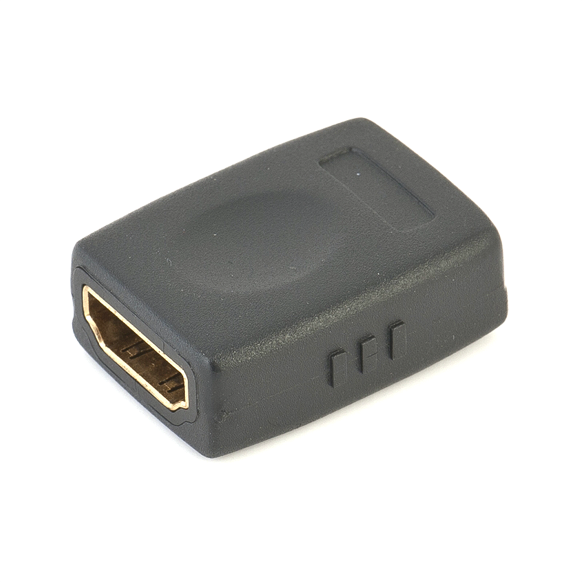 Antsig HDMI Lead Extender Adaptor - Gold Plated Female to Female Coupler, Black