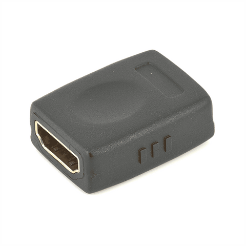 Antsig HDMI Lead Extender Adaptor - Gold Plated Female to Female Coupler, Black