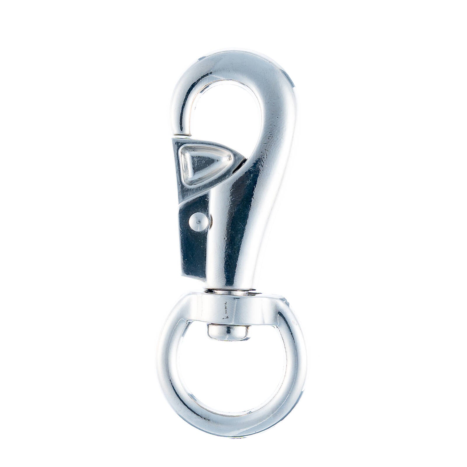 Taskmaster Nickel-Plated Bull Swivel Snap Hook