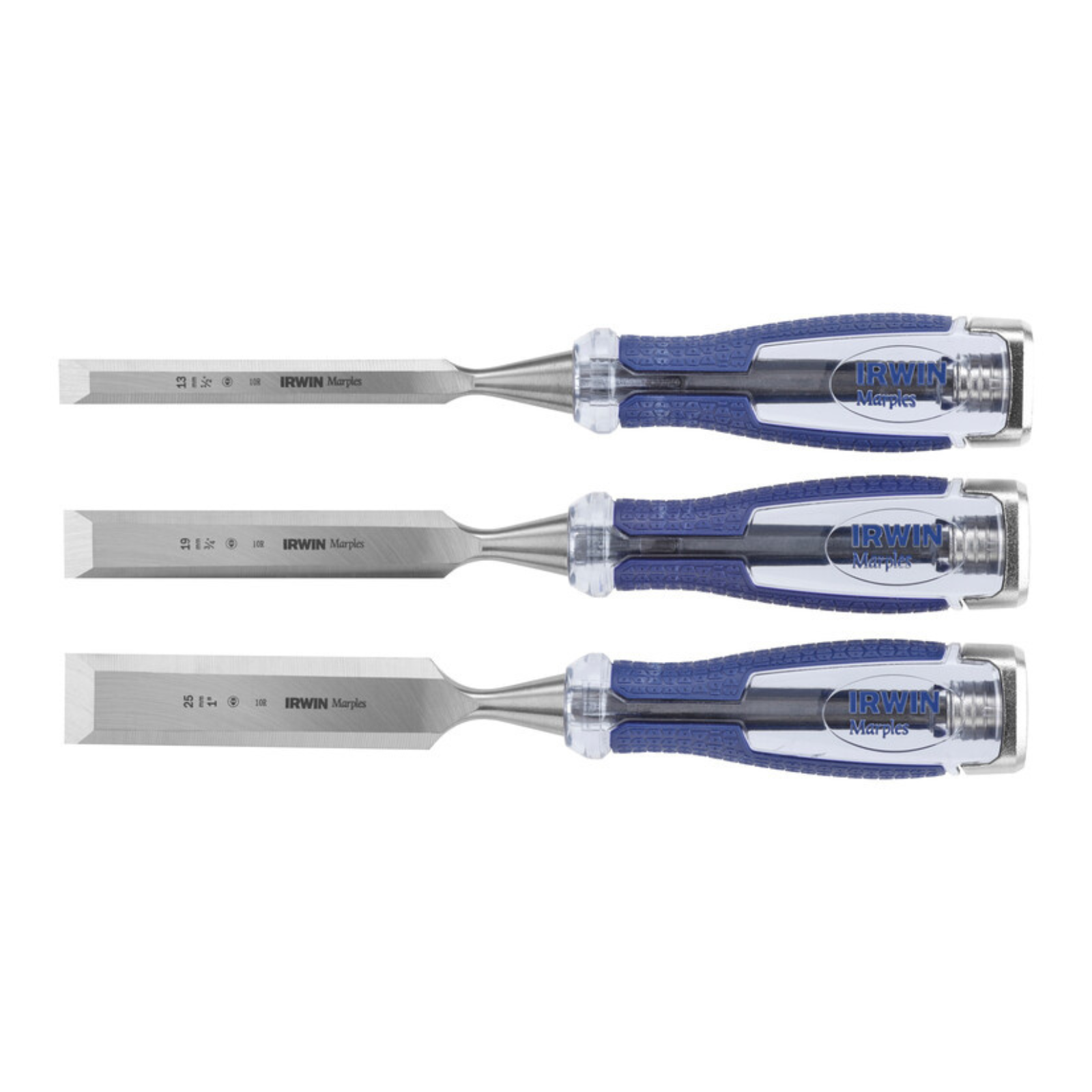 Irwin Marples High Impact Chisel Set - 3 Piece with Strike Cap