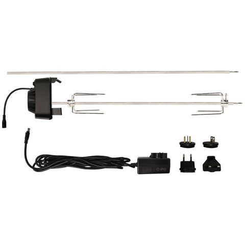 Masterbuilt Gravity Series rotisserie - two spit rods, electric motor, adjustable meat claws - MB20091220