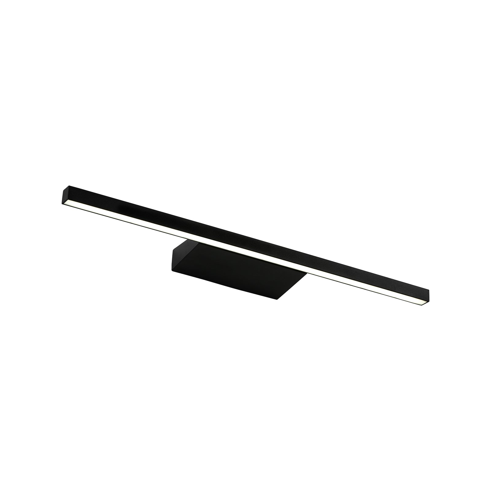 Brilliant Kaji 60cm Black 350lm Contemporary LED Vanity and Wall Light Indoor 22537/06
