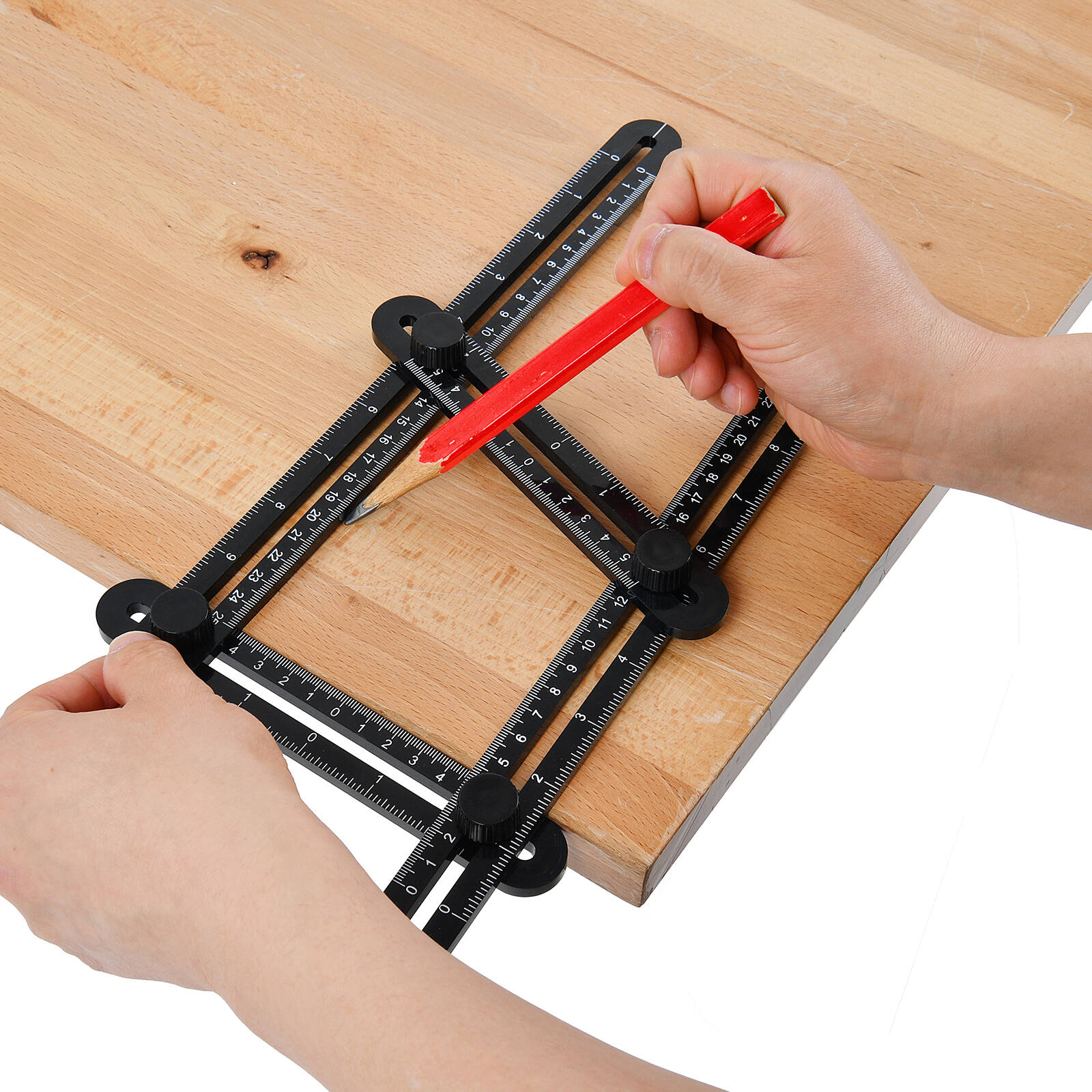 Trojan 250mm Template Tool with Metric and Imperial Graduations