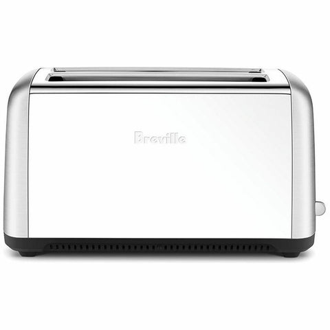 Breville Toast Control Long 4 Slice Toaster - Brushed Stainless Steel - Six Browning Settings - LTA650BSS