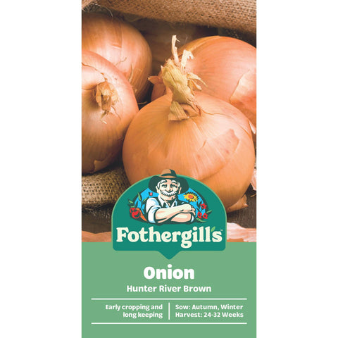 Mr Fothergill's Hunter River Brown Onion Vegetable Seeds