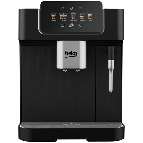 Beko CaffeExperto automatic espresso machine with steam wand - black - 3 cup sizes - CEG7302B