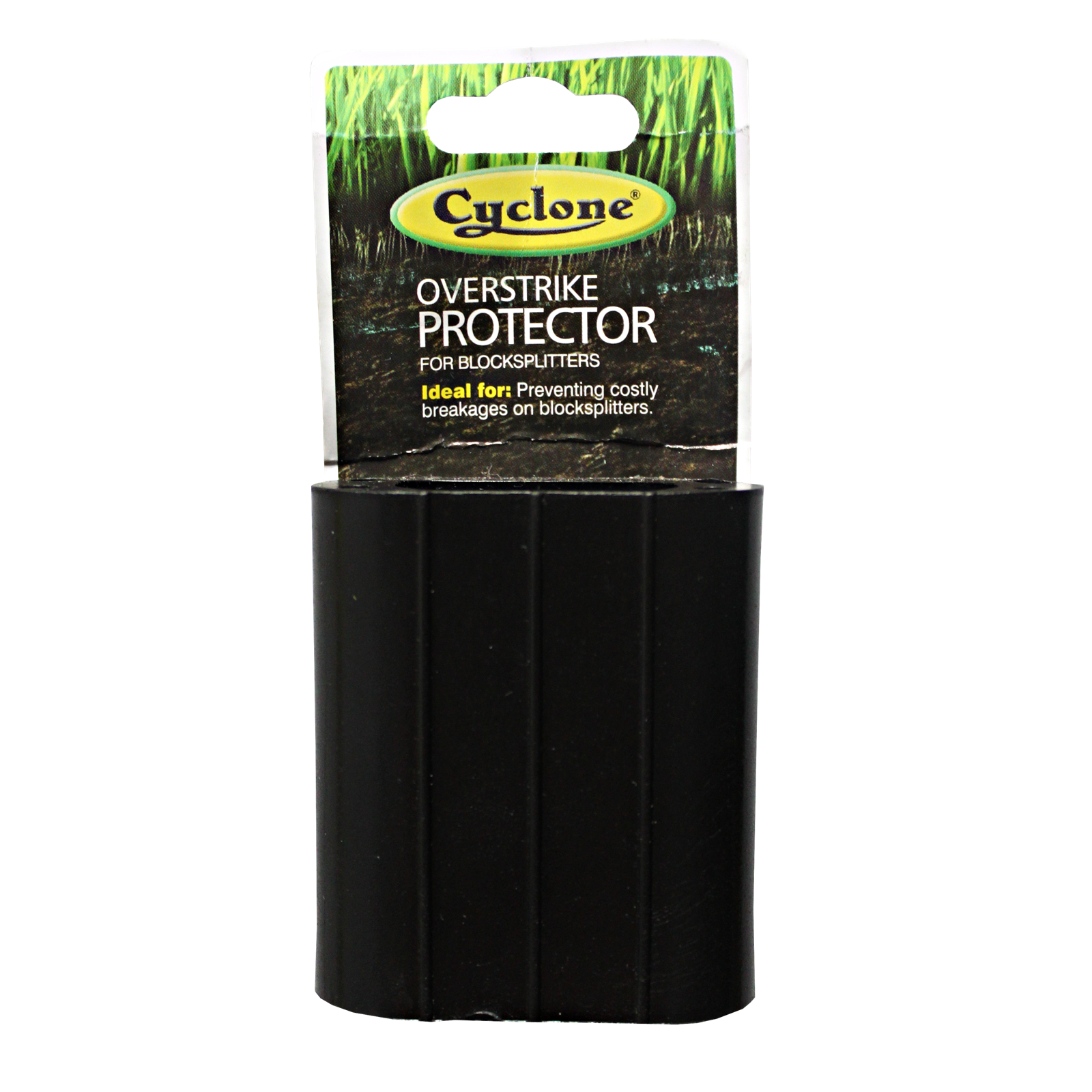 Cyclone Overstrike Protector for Blocksplitters, Rubber, Black