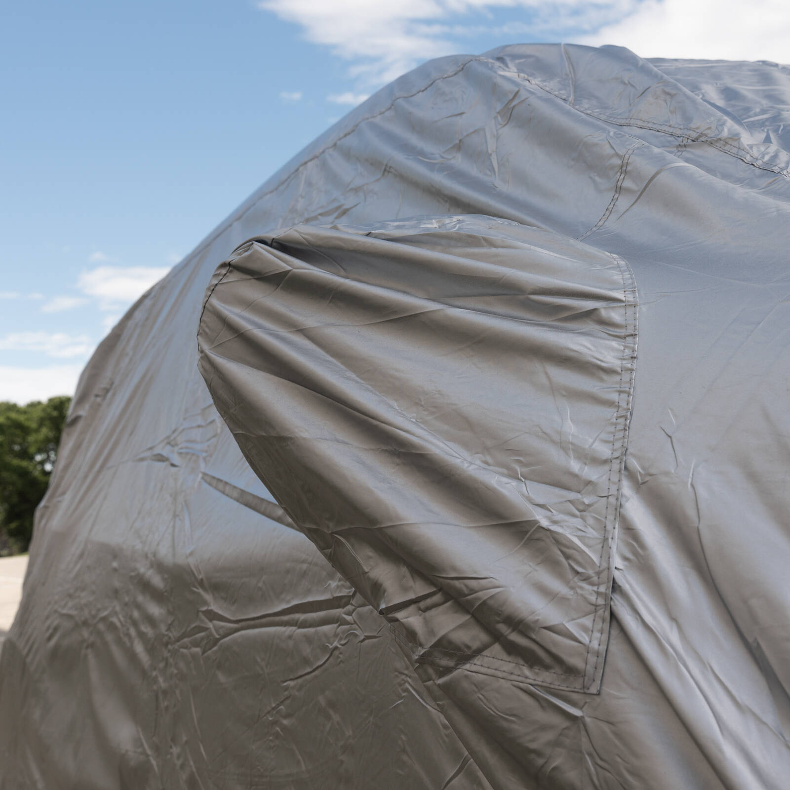Weathershield Outdoor SUV Car Cover - Silver, PU-Coated Oxford