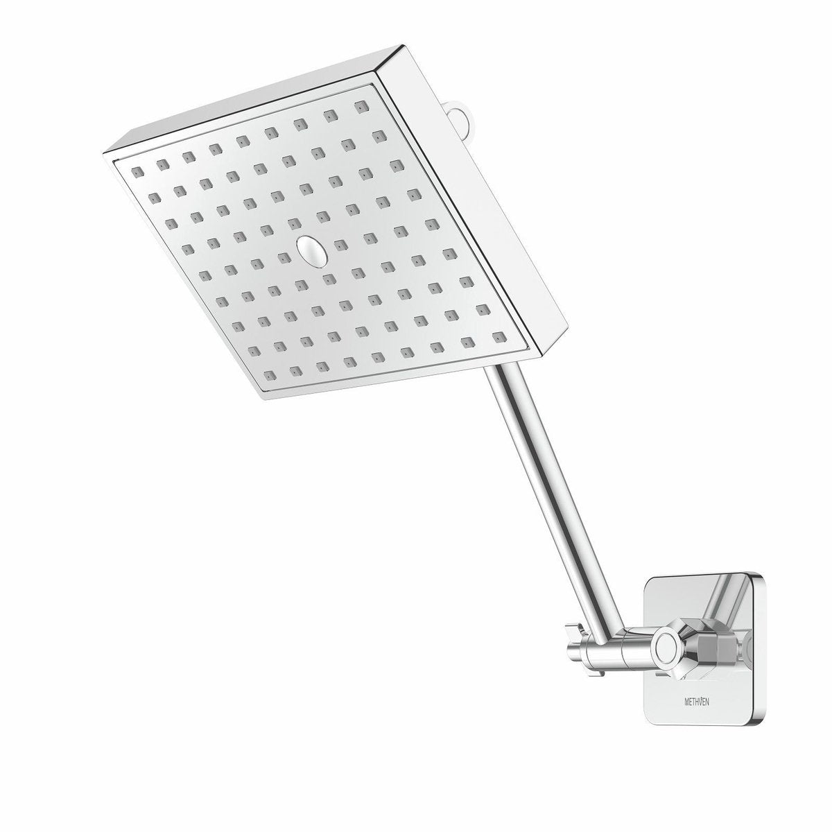 Methven 170mm x 120mm Maha Hi-Rise Chrome Shower 9L/min 3 Star WELS Height Adjustable