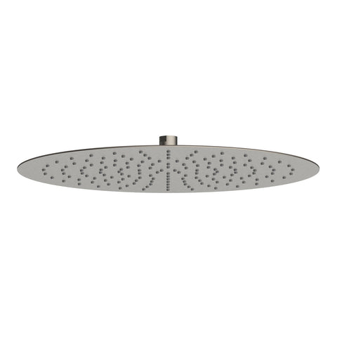 Mondella Resonance 400mm Brushed Nickel Rain Shower Head, 9L/min 3 Star WELS Grade 304 Stainless Steel