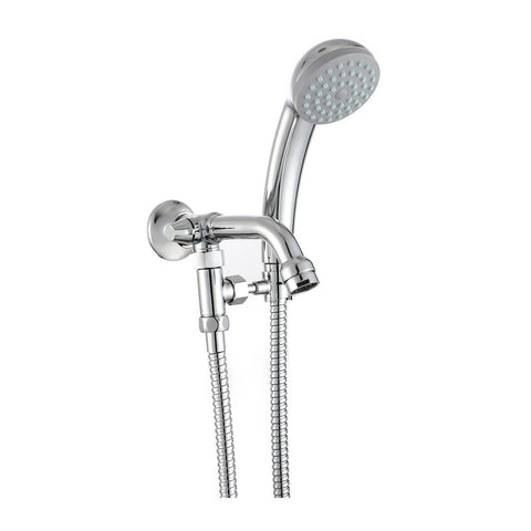 Shaw & Mason Chrome Bath Spout with Diverter and Shower Kit 3 Star WELS 9L/min