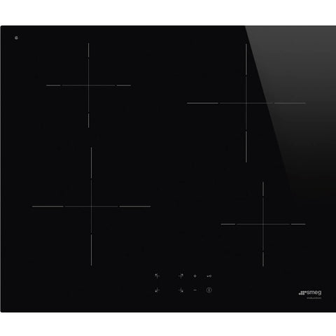 Smeg 60cm Classic Series Induction Cooktop - Eco Power, 15A Plug and Lead, 4 Zones - SI2641DAU