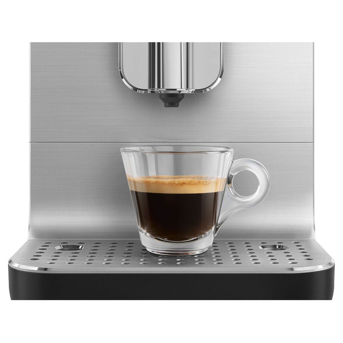 Smeg Automatic Coffee Machine with AutoMilk - 19-Bar Pump, Quick Clean, Black - BCC13BLMAU