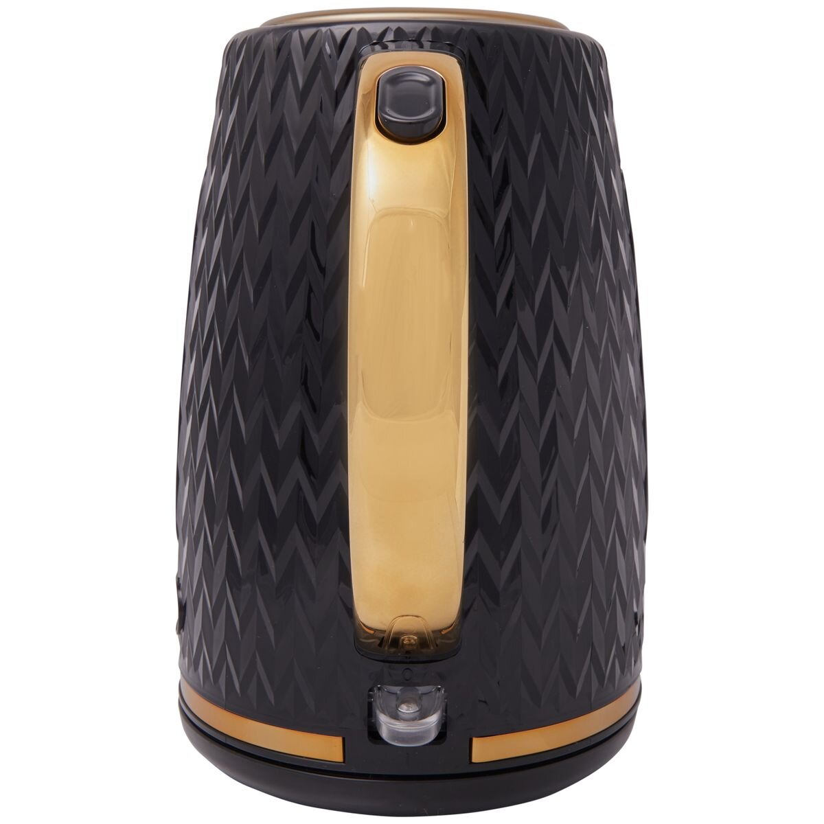 Westinghouse Kettle and Toaster Pack - 1.7L Kettle - 4 Slice Toaster - Black with Gold Trim - WHKTPK13KG