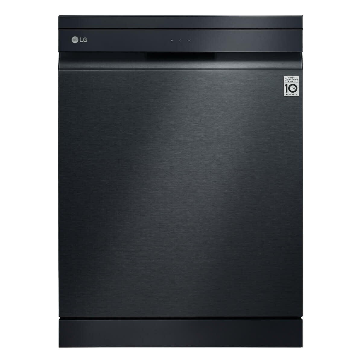 LG 60cm 15 Place QuadWash Freestanding Dishwasher - Matte Black - TrueSteam - Auto Door Opening - XD3A25MB