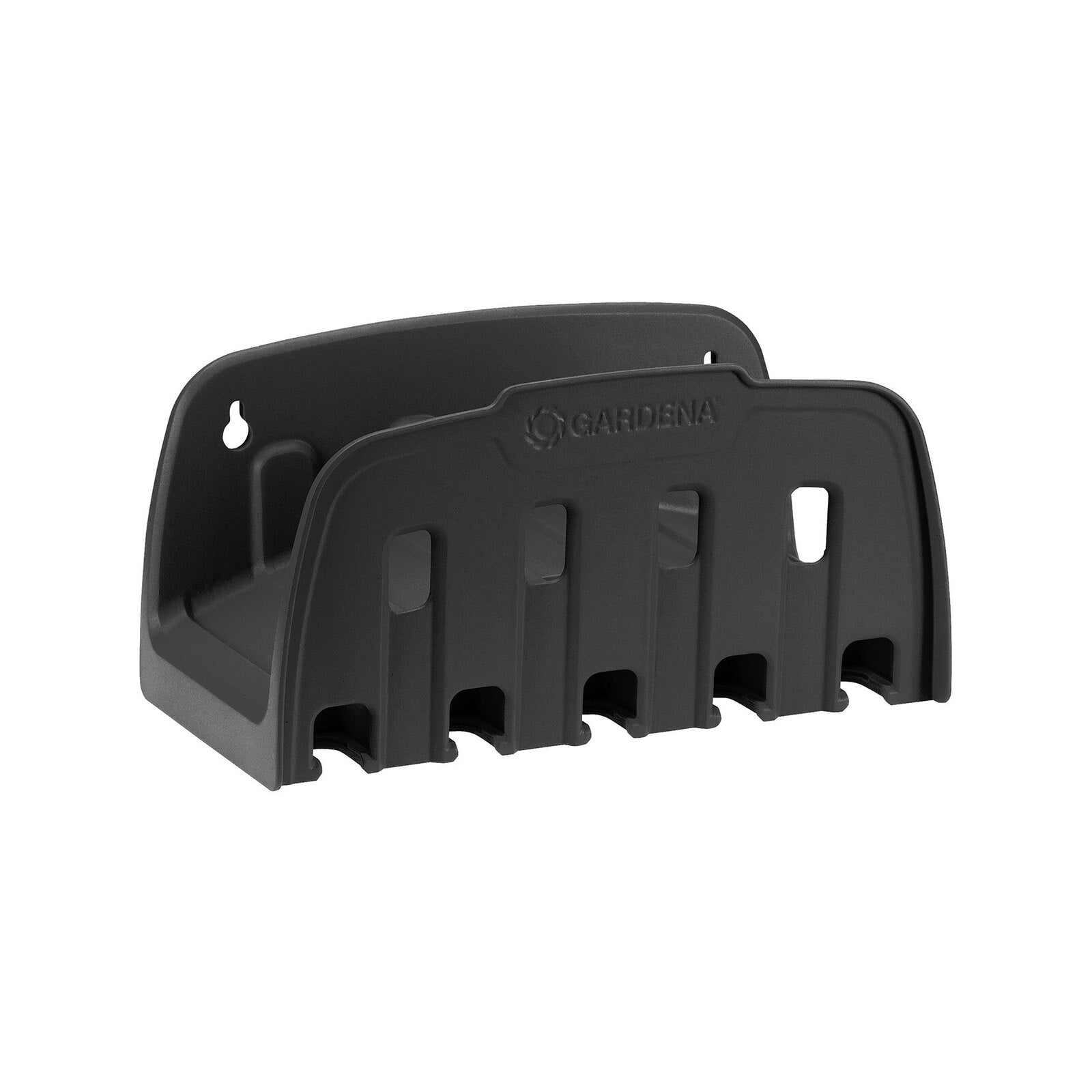 GARDENA Wall Hose Bracket Black High-Impact Plastic Wall Mount Hose Holder