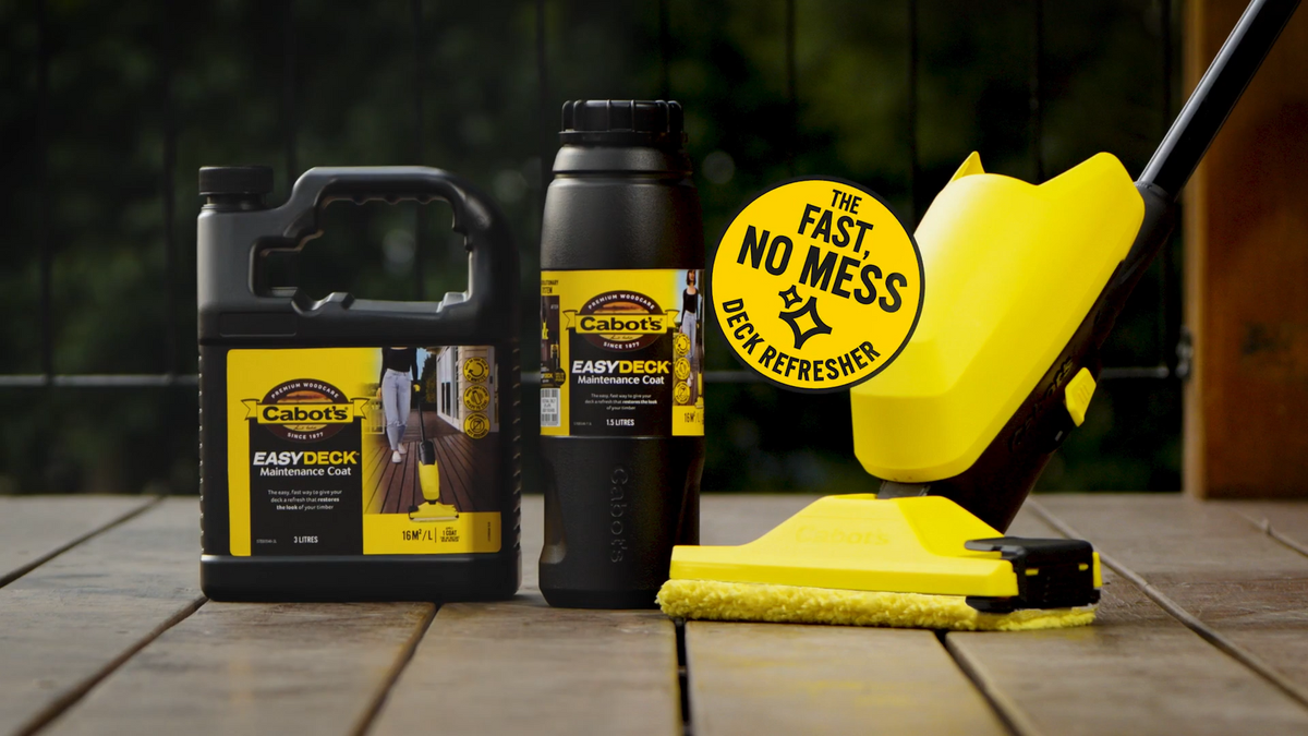 Cabot's EasyDeck Maintenance Coat Refill 3L, Water Based, Timber Decking, Outdoor