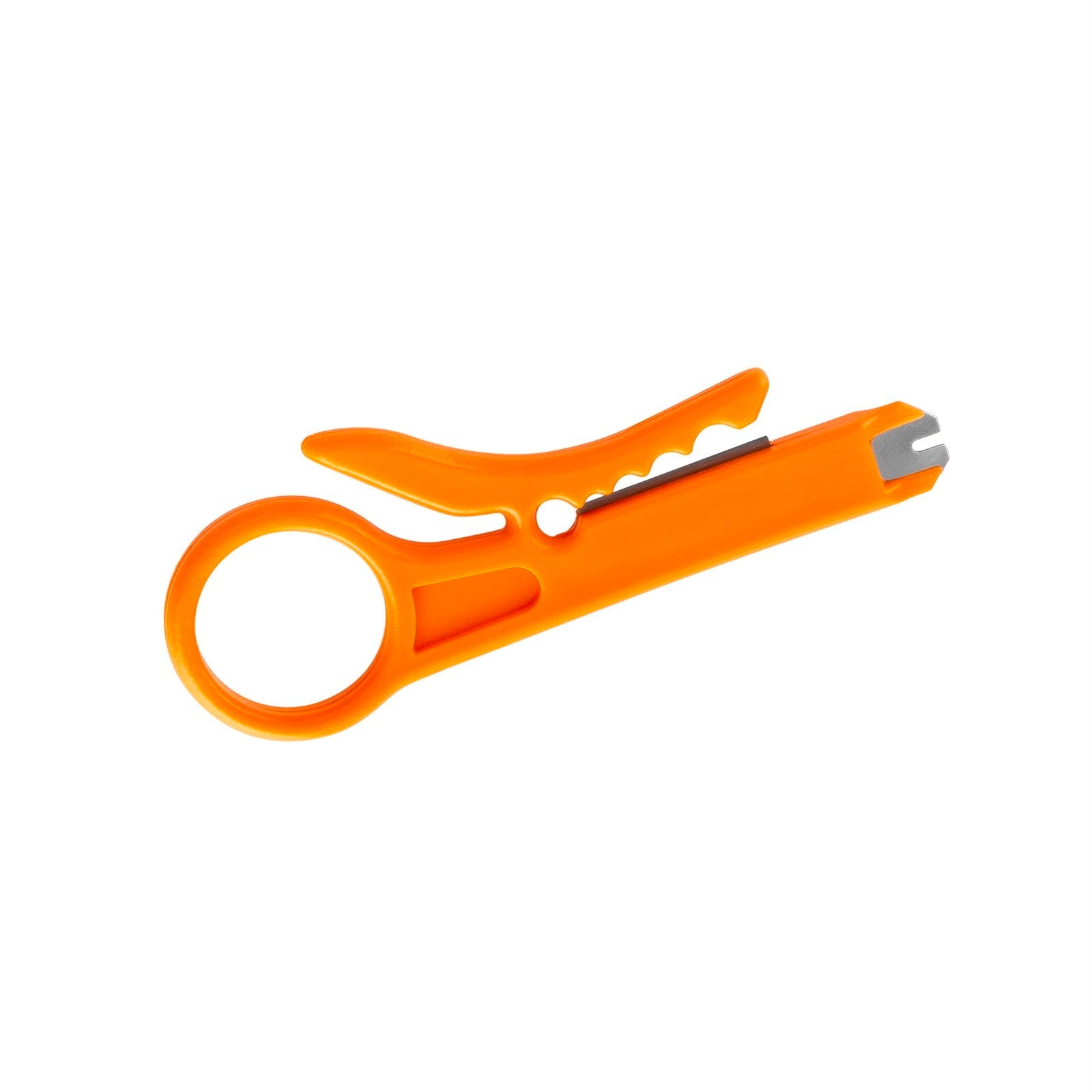 Antsig Punch Down Tool with Cable Stripper Orange Plastic