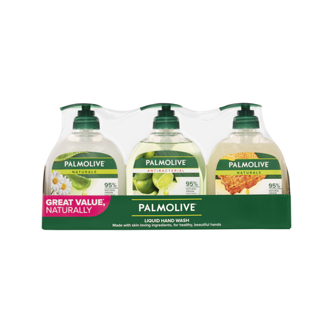 Palmolive Naturals Aloe Vera & Chamomile Hand Wash, 250mL 3 Pack