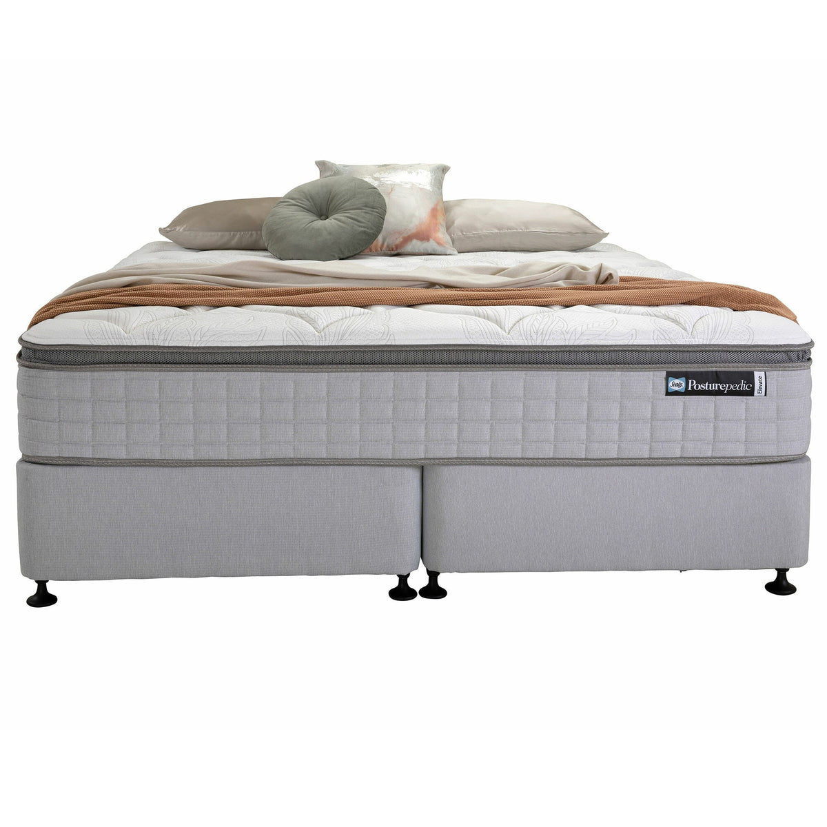 Sealy Posturepedic Laynee Flex Plush Super King Mattress - Titanium AlignSupport, Sense Material - 735614